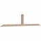 Ekena Millwork Portland Smooth Timber Gable Bracket, Douglas Fir, 108"W x 22"H x 3 1/2"D x 3 1/2"F, 5/12 Pitch GBW108X22X0404POR00SDF - alternate 3